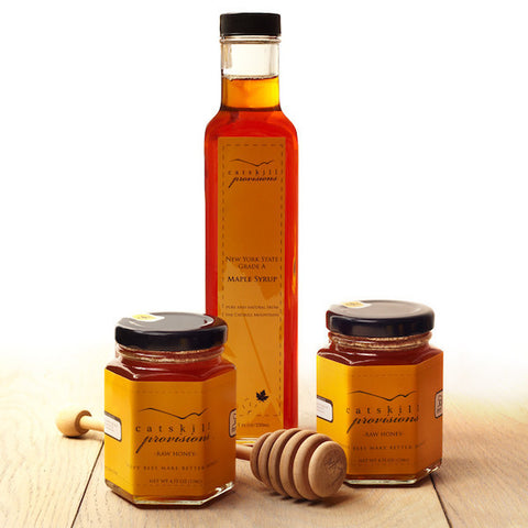 Honey and Maple Syrup Gift Set