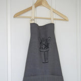 Kitchen Tools Apron, Grey/Black