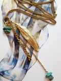 Feather Charm Necklace