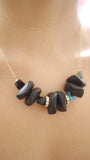 Black Pebbles Necklace